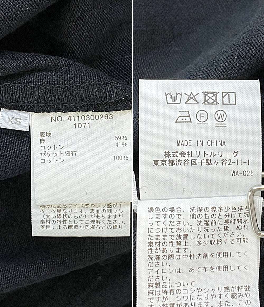 Ron Herman 24ss コットンリネンノースリーブワンピース ブラック