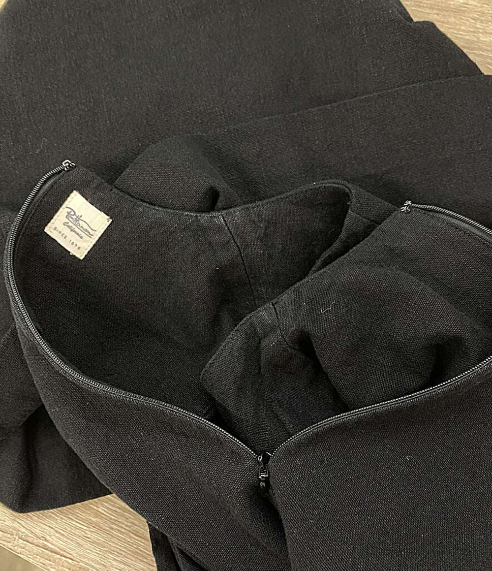 Ron Herman 24ss コットンリネンノースリーブワンピース ブラック
