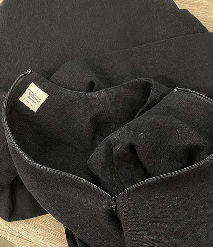 Ron Herman 24ss コットンリネンノースリーブワンピース ブラック レディース SIZE XS ロンハーマン