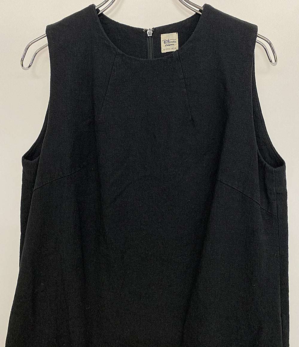 Ron Herman 24ss コットンリネンノースリーブワンピース ブラック