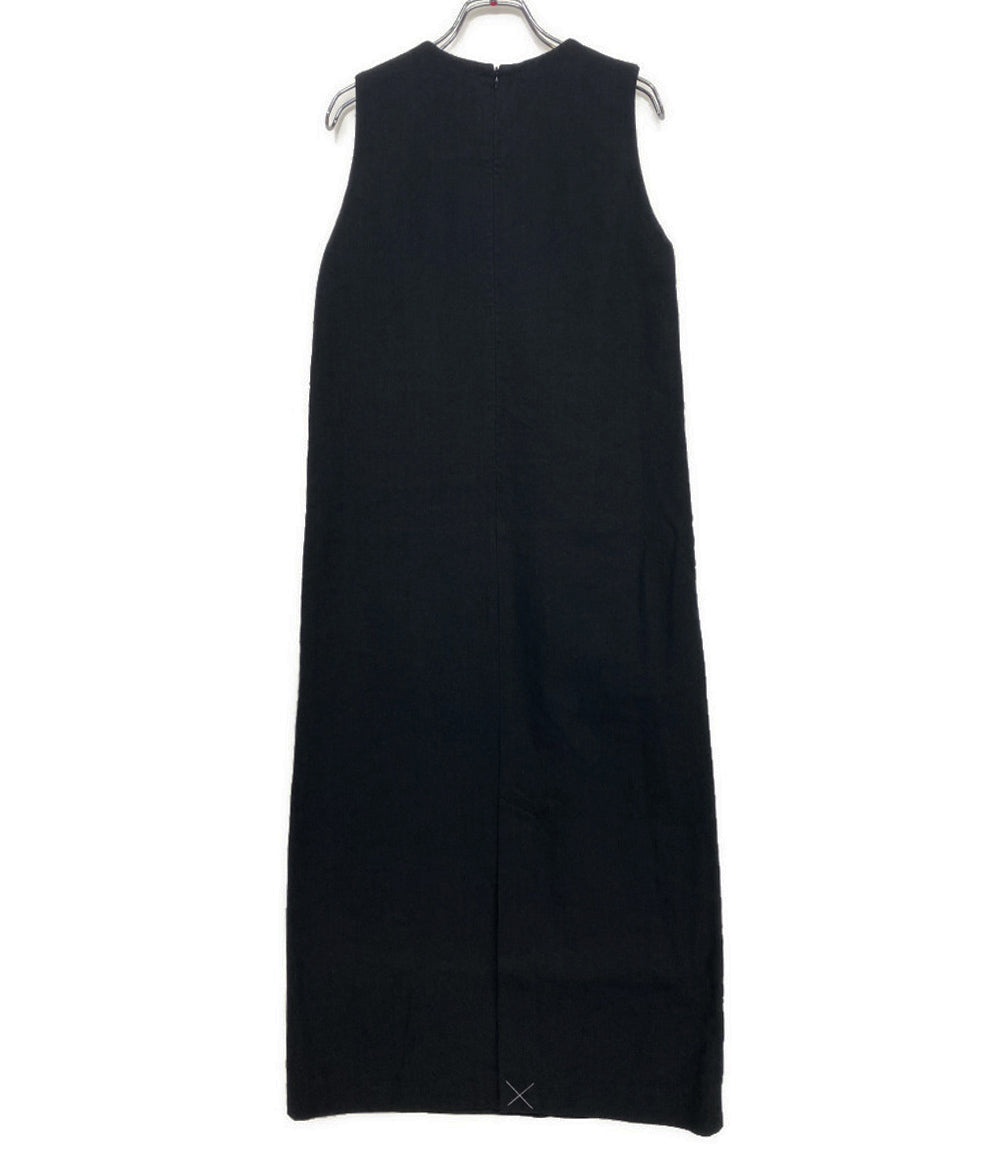Ron Herman 24ss コットンリネンノースリーブワンピース ブラック レディース SIZE XS ロンハーマン