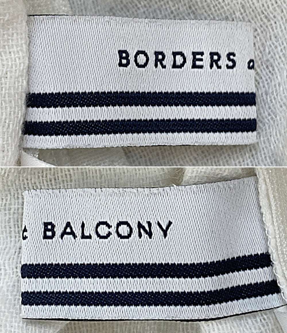 BORDERS AT BALCONY カットソー ホワイト BD2011-3N-24 レディース SIZE 38 ボーダーズ アット バルコニー