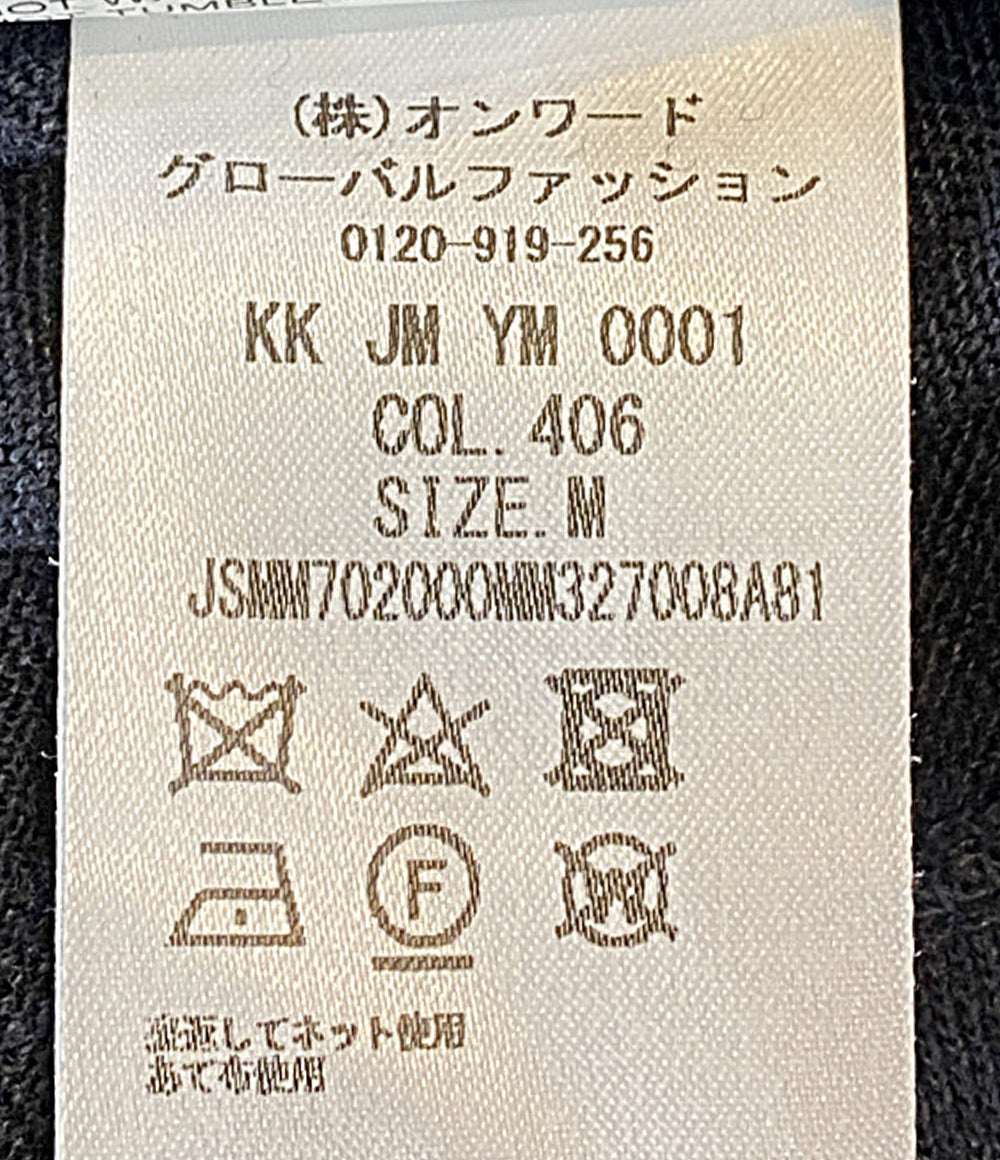 Jil sander 半袖ニット ヘンリーネック リネン ネイビー JSMM702000MM327008A メンズ SIZE M ジルサンダー