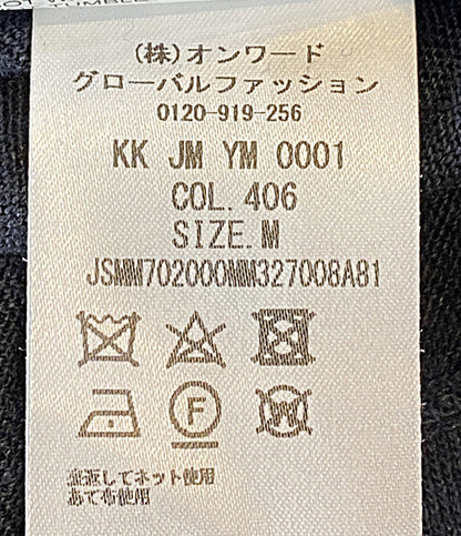 Jil sander 半袖ニット ヘンリーネック リネン ネイビー JSMM702000MM327008A メンズ SIZE M ジルサンダー