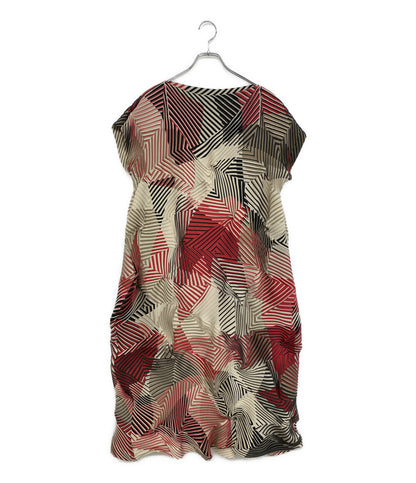 美品 A-POC ABLE ISSEY MIYAKE エイポックエイブル 半袖ワンピース TYPE P002 AT53FH056 レディース SIZE 1 イッセイミヤケ