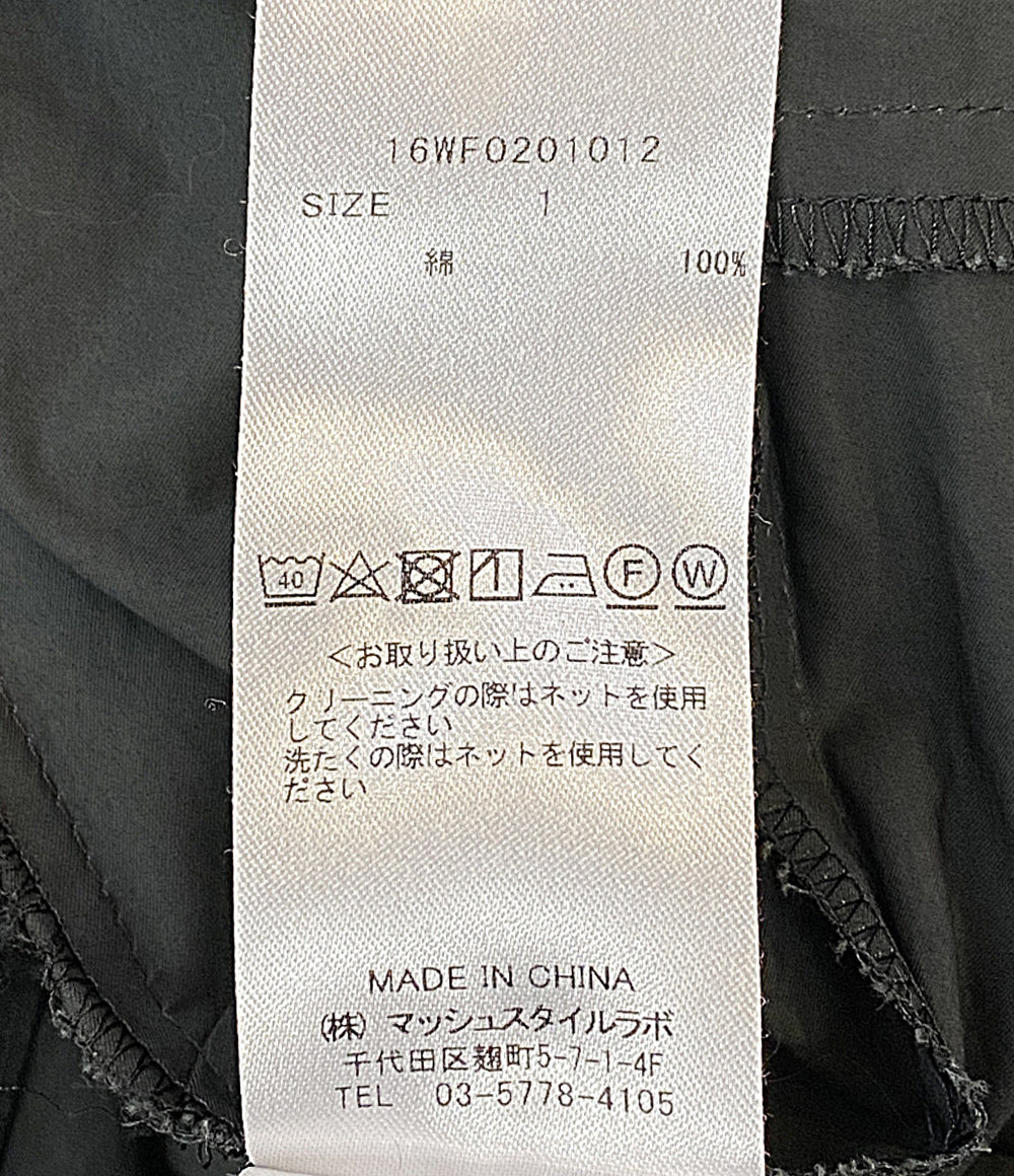 Kei Shirahata ケイシラハタ 長袖ワンピース ブラック 16WF0201012 レディース SIZE 1