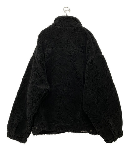 BALENCIAGA オーバーサイズ ボアジャケット ブラック メンズ SIZE 4 バレンシアガ