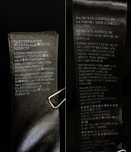 BALENCIAGA オーバーサイズ ボアジャケット ブラック メンズ SIZE 4 バレンシアガ