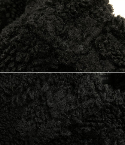 BALENCIAGA オーバーサイズ ボアジャケット ブラック メンズ SIZE 4 バレンシアガ