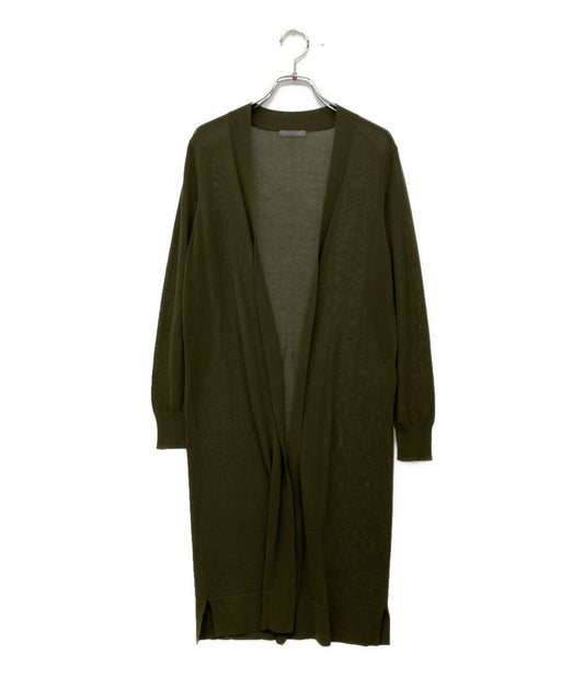 theory luxe ロングカーディガン カーキ 03-6303714 レディース SIZE 38 セオリーリュクス