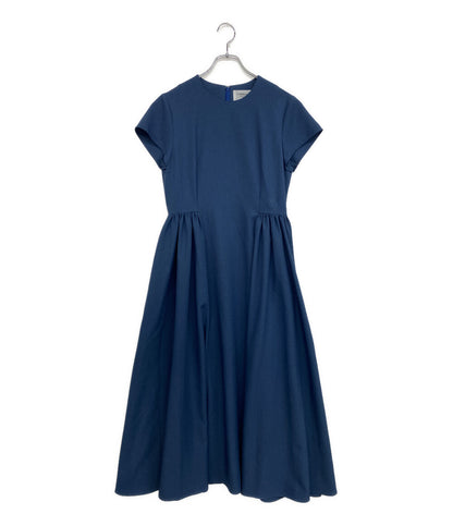 美品 THE 9 SHOP ザナインショップ 半袖ワンピース ブルー T9S-OP02-1 レディース SIZE M