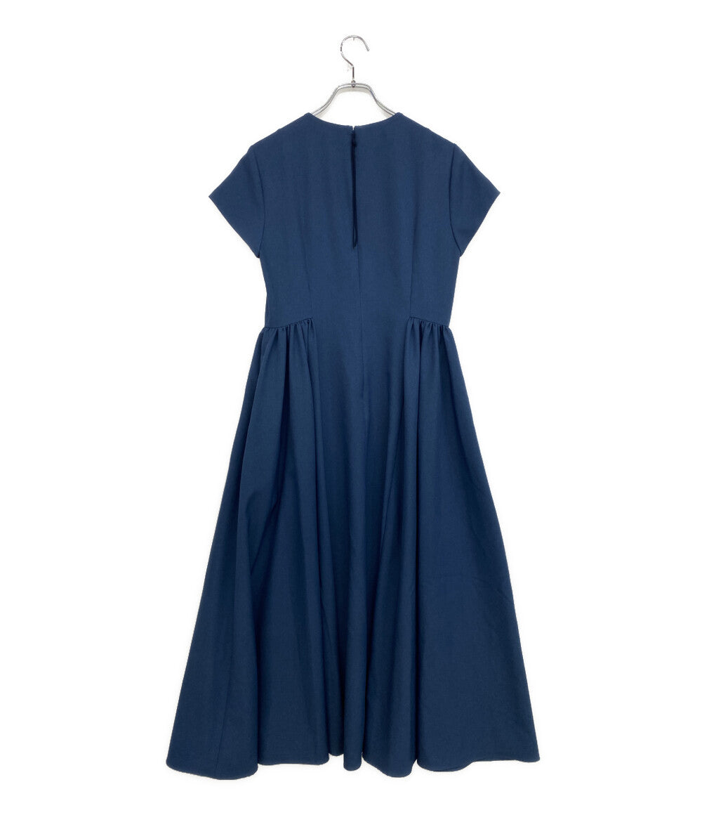美品 THE 9 SHOP ザナインショップ 半袖ワンピース ブルー T9S-OP02-1 レディース SIZE M