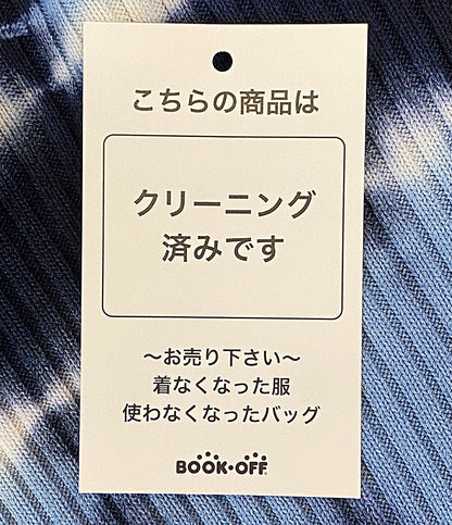 美品 MICHAEL KORS ニット 総柄 長袖ニット ブルー MS96NVLB9A レディース SIZE S マイケルコース