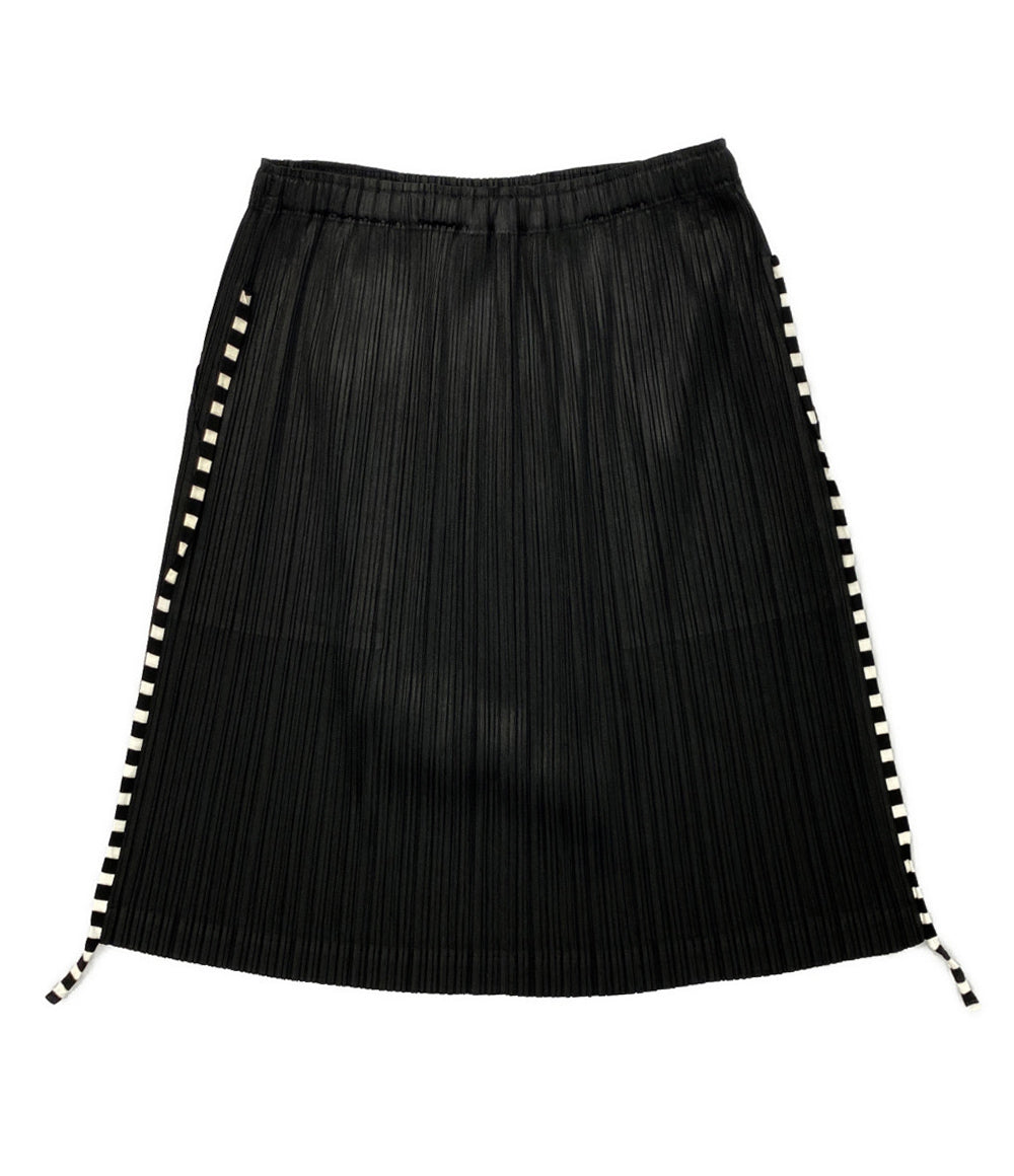 DIOR チュールプリーツスカート　ドット Christian Dior チュールスカート 841J50A8810 ドット ブラック
