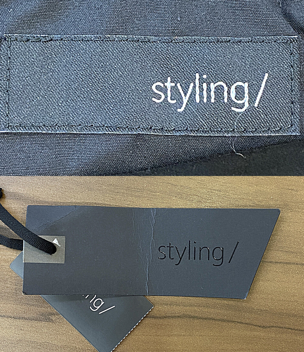 styling/ スタイリング/ 半袖ブラウス ブラック オフショルダー 16WFB251033 レディース SIZE F