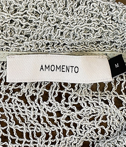 AMOMENTO アモーメント 長袖ニット ライトグリーン AM23SSＭ05SH メンズ SIZE M