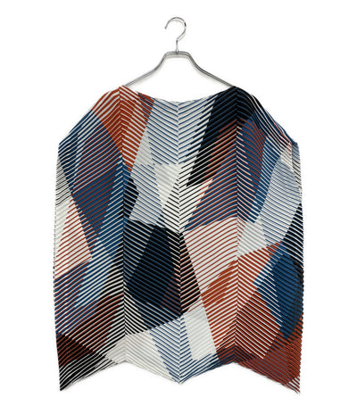 美品 A-POC ABLE ISSEY MIYAKE エイポックエイブル カットソー AT53FJ050 RED-HUED 25AW レディース SIZE 1 イッセイミヤケ