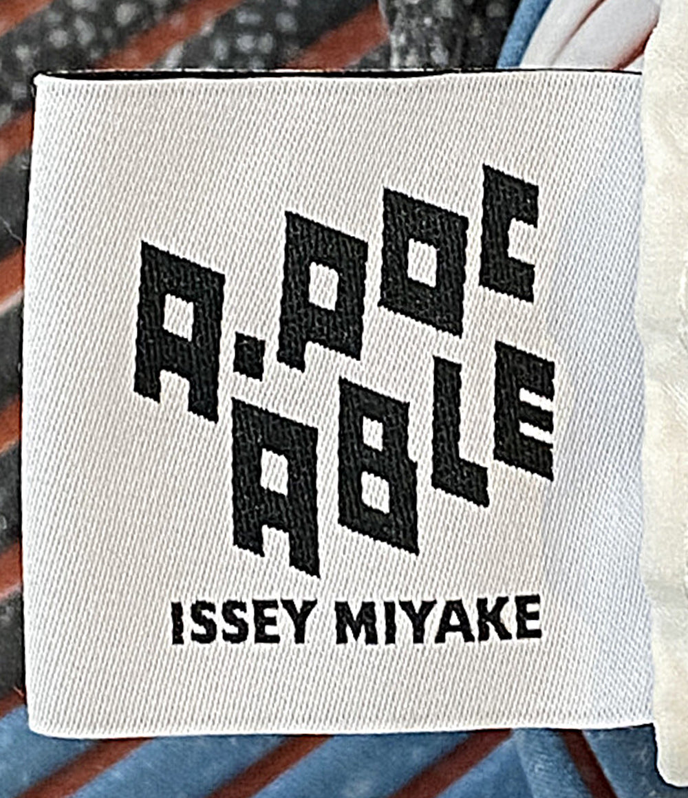 美品 A-POC ABLE ISSEY MIYAKE エイポックエイブル カットソー AT53FJ050 RED-HUED 25AW レディース SIZE 1 イッセイミヤケ