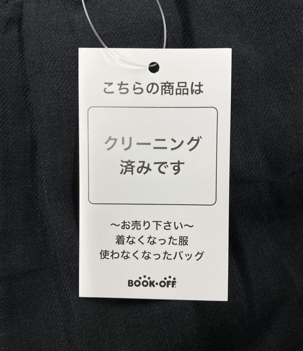 The CLASIK ザクラシック リネンパンツ ブラック ワイド メンズ SIZE 48