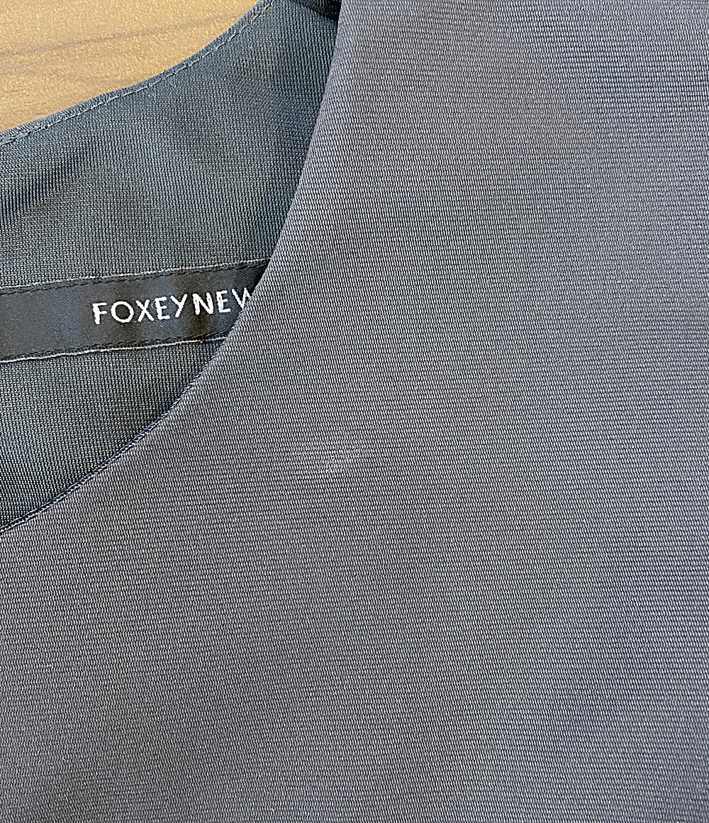 FOXEY NEWYORK ノースリーブワンピース 26608-ATKAZ18 レディース SIZE 40 フォクシー ニューヨーク