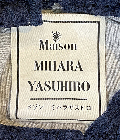 MIHARA YASUHIRO 半袖ワンピース グレー レース B05DR592 レディース SIZE F ミハラヤスヒロ