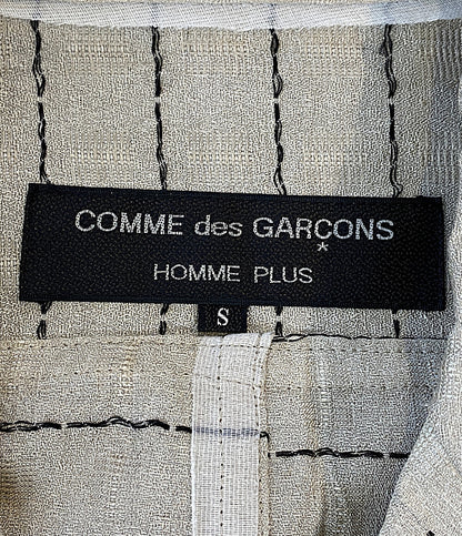 COMME des GARCONS HOMME PLUS テーラードジャケット リネン混3Bジャケット ベージュ PJ-10041S メンズ SIZE S コムデギャルソンオムプリュス