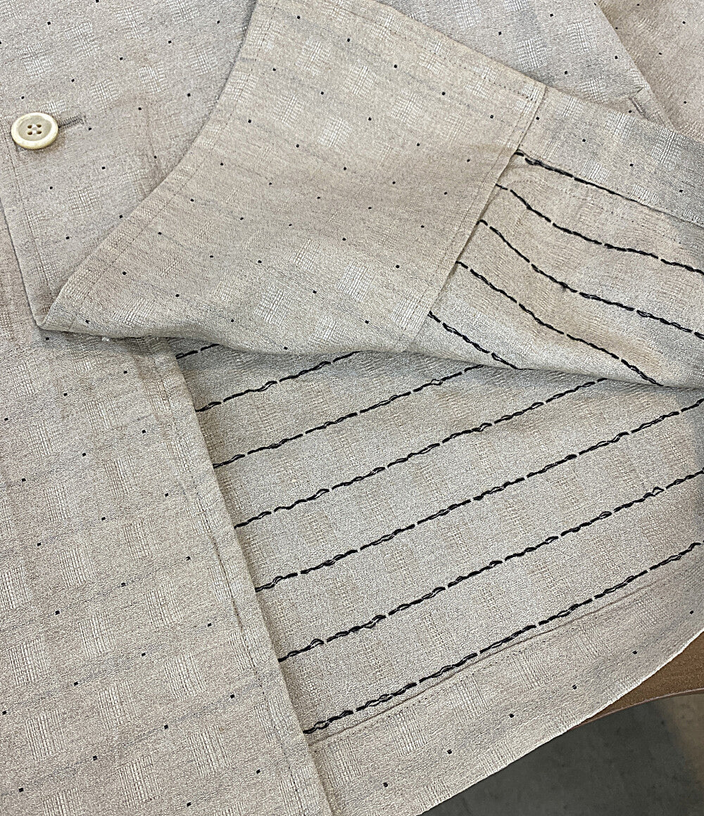 COMME des GARCONS HOMME PLUS テーラードジャケット リネン混3Bジャケット ベージュ PJ-10041S メンズ SIZE S コムデギャルソンオムプリュス