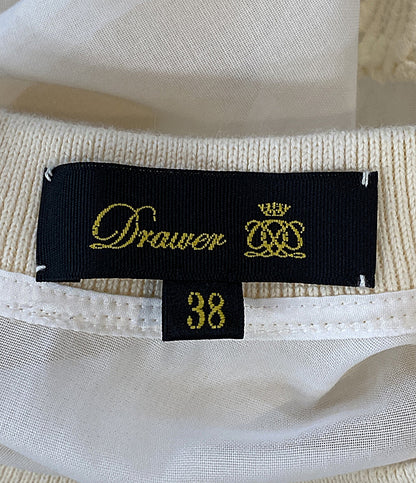 美品 Drawer ノースリーブブラウス CAPSULE レース 6521-2-000018 レディース SIZE 38 ドゥロワー