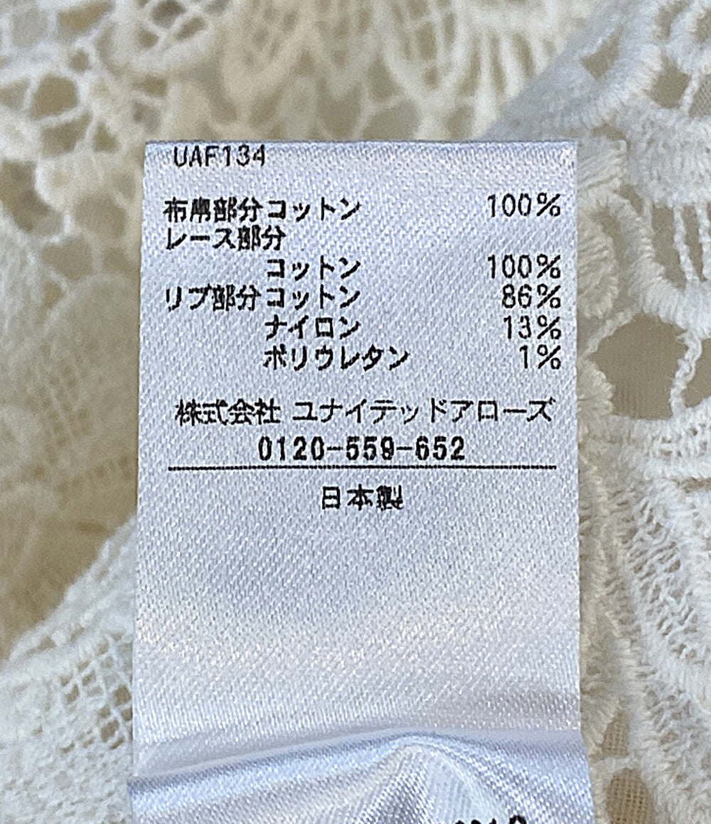 美品 Drawer ノースリーブブラウス CAPSULE レース 6521-2-000018 レディース SIZE 38 ドゥロワー