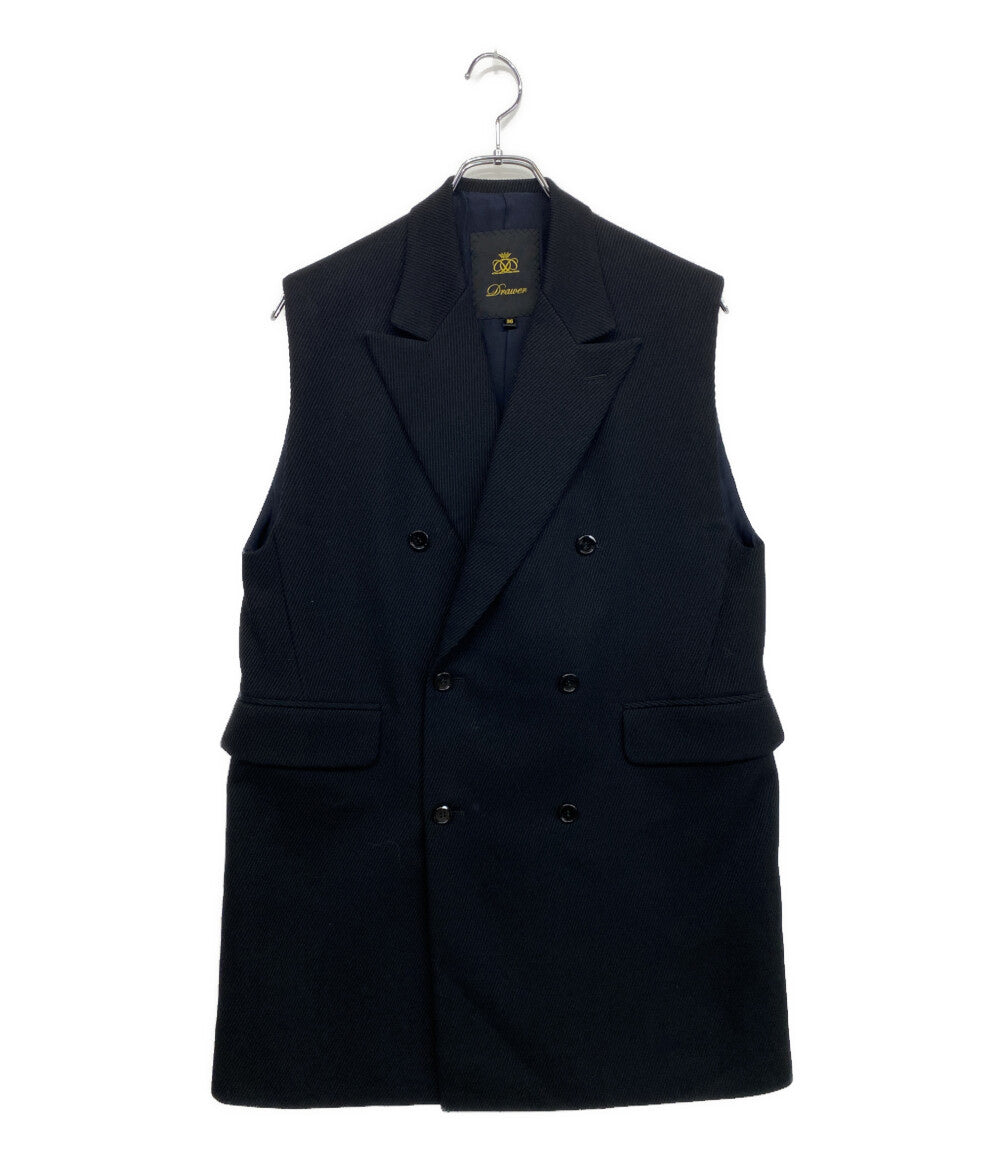TAGLIATORE ベスト ウール混 ネイビー 18UIG063 メンズ SIZE 48
