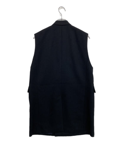 美品 Drawer ベスト ウールツイルダブルテーラードジレ 6522-299-0680 レディース SIZE 36 ドゥロワー