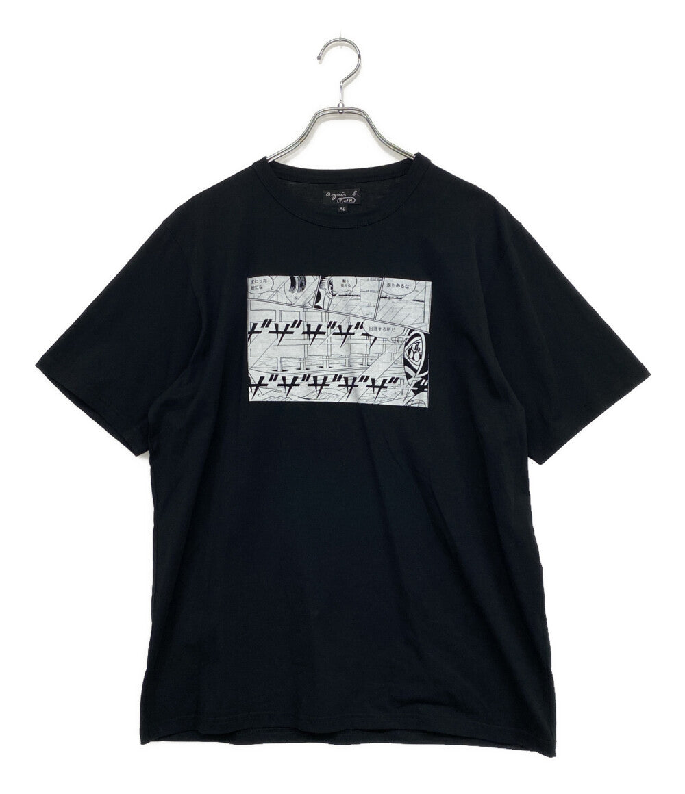 美品 Agnes b×横山裕一 ヨコヤマユウイチ 半袖Ｔシャツ ザザザザザ展 メンズ SIZE XL アニエスベー