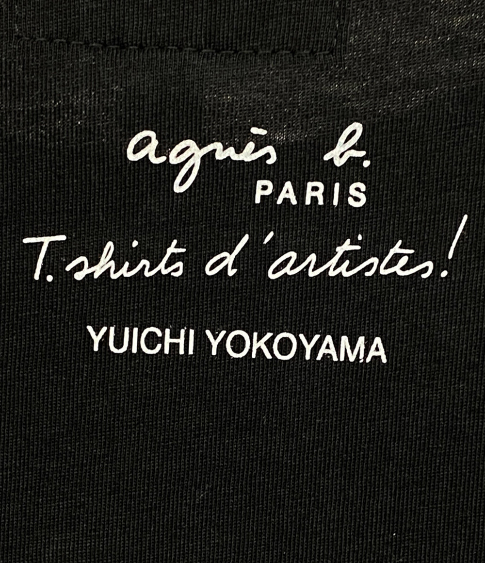 美品 Agnes b×横山裕一 ヨコヤマユウイチ 半袖Ｔシャツ ザザザザザ展 メンズ SIZE XL アニエスベー