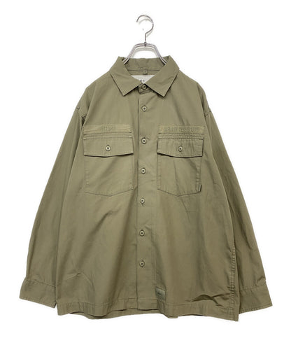 WTAPS 長袖シャツ 22AW カーキ メンズ SIZE 3 ダブルタップス