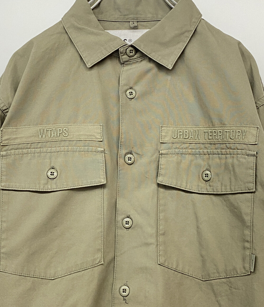 WTAPS 長袖シャツ 22AW カーキ メンズ SIZE 3 ダブルタップス