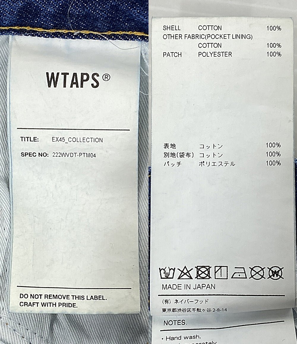 WTAPS デニムパンツ インディゴ 22AW 222WVDT-PTM04 メンズ SIZE X 01