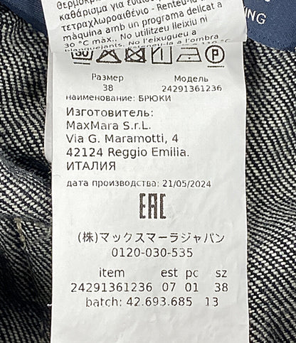 S MAX MARA デニムパンツ ブラック 24291391236 レディース SIZE 38 エスマックスマーラ