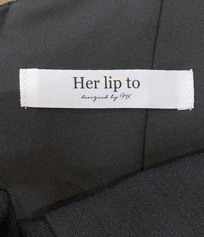 Her lip to ノースリーブワンピース ドレス Deauville Gathered Long Dress 1252305165 レディース SIZE S ハーリップトゥ