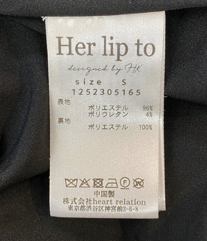 Her lip to ノースリーブワンピース ドレス Deauville Gathered Long Dress 1252305165 レディース SIZE S ハーリップトゥ