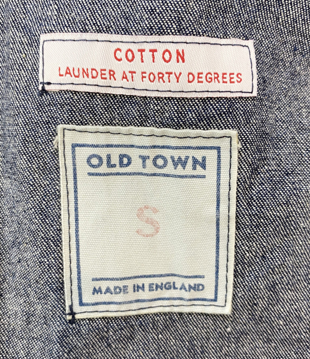 OLD TOWN オールドタウン ノースリーブワンピース CROSS OVER DRESS DENIM レディース SIZE S