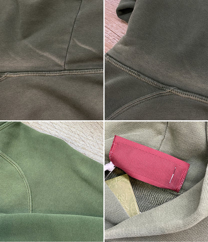 GUCCI スウェットパーカー コットンジャージー グリーン メンズ SIZE XS グッチ