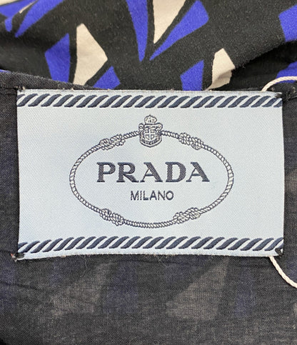PRADA P340P 総柄ノースリーブワンピース レディース SIZE 36 プラダ