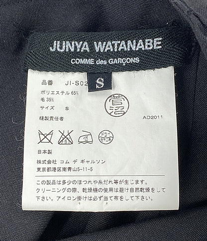 JUNYA WATANABE スカート ブラック JI-S020 レディース SIZE S ジュンヤワタナベ