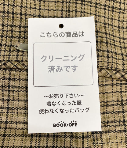 MAISON SPECIAL バルーンチュニック ブラウン チェック 21242315210 レディース SIZE F メゾンスペシャル