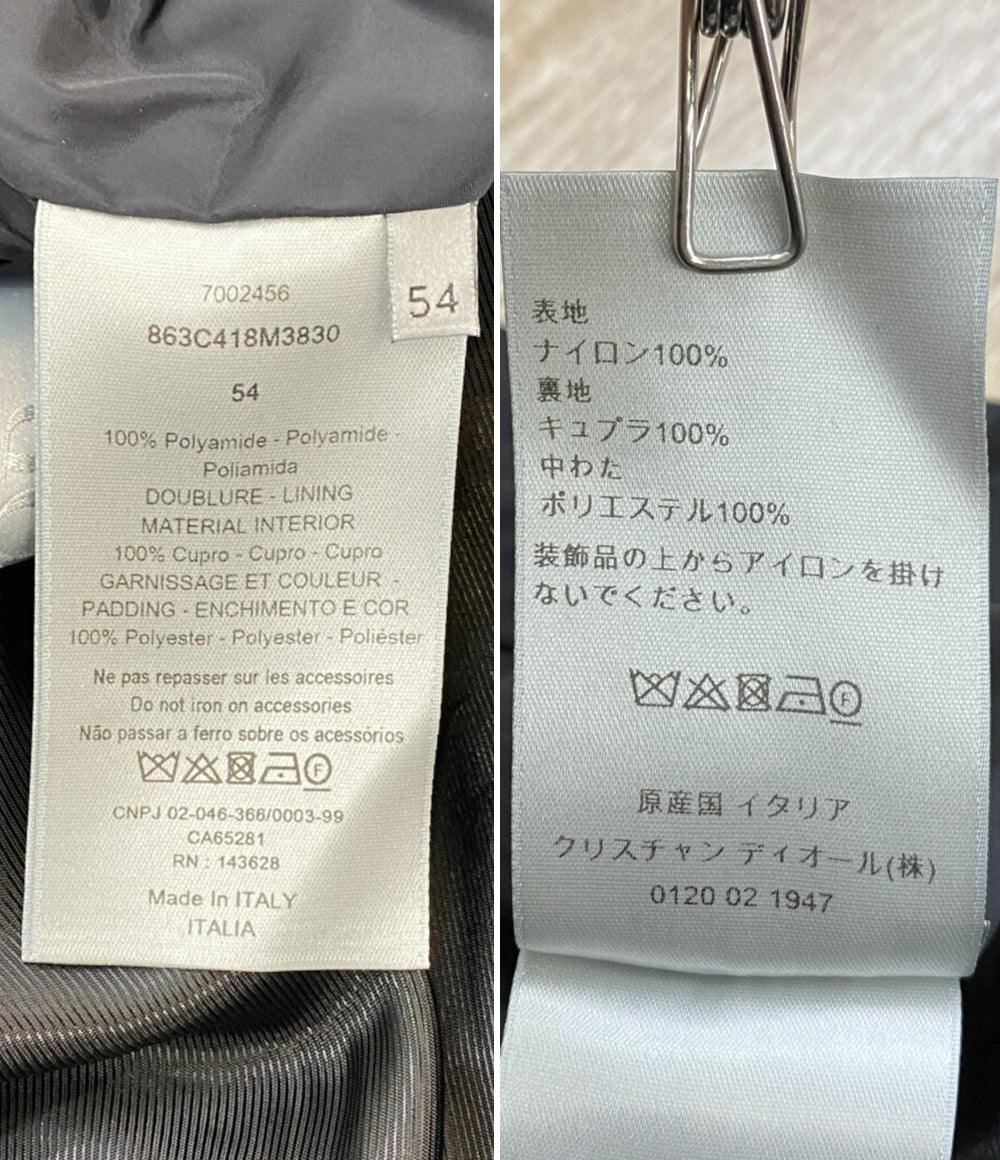 DIOR HOMME 20SS 863C418M3830 BeeプレートNYLONジャケット メンズ SIZE 54 ディオール・オム