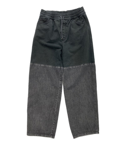 AMOMENT パンツ ADAM ET ROPE別注 コットン ブラック GKS-55020-B メンズ SIZE L アモーメント