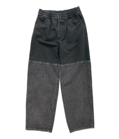 AMOMENT パンツ ADAM ET ROPE別注 コットン ブラック GKS-55020-B メンズ SIZE L アモーメント