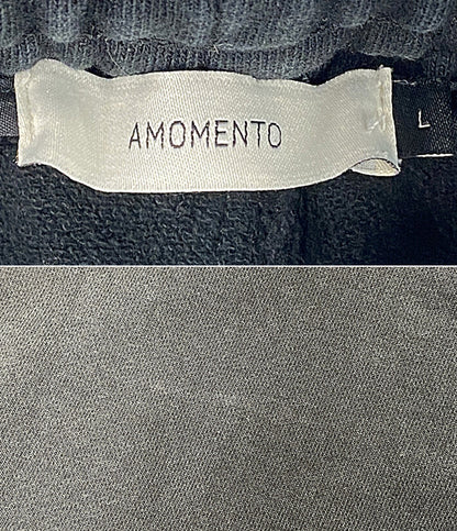 AMOMENT パンツ ADAM ET ROPE別注 コットン ブラック GKS-55020-B メンズ SIZE L アモーメント