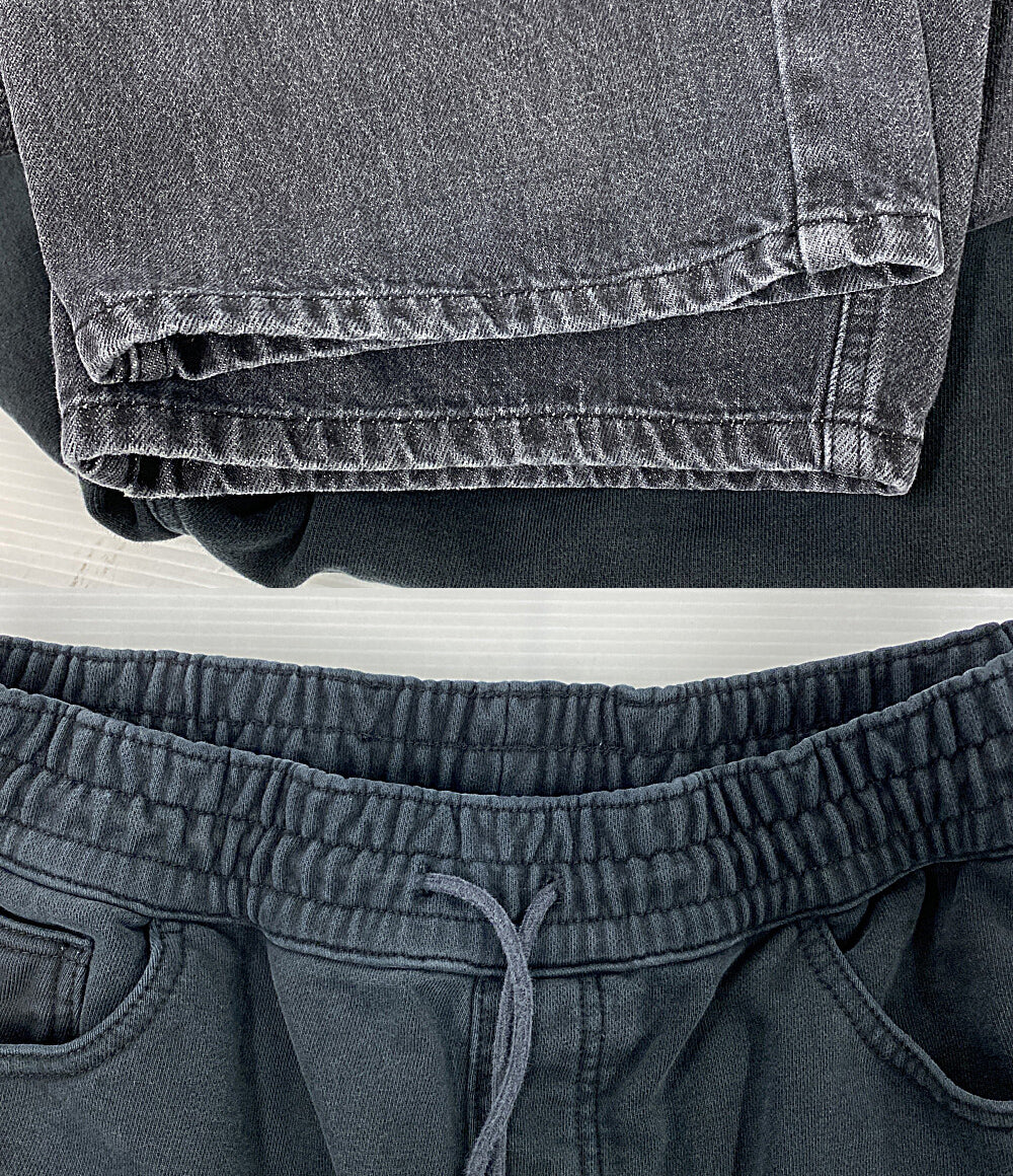 AMOMENT パンツ ADAM ET ROPE別注 コットン ブラック GKS-55020-B メンズ SIZE L アモーメント