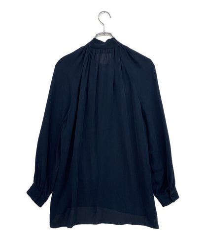 Saqui サキ ボウタイブラウス 長袖 シルク 23AW14 レディース SIZE 36